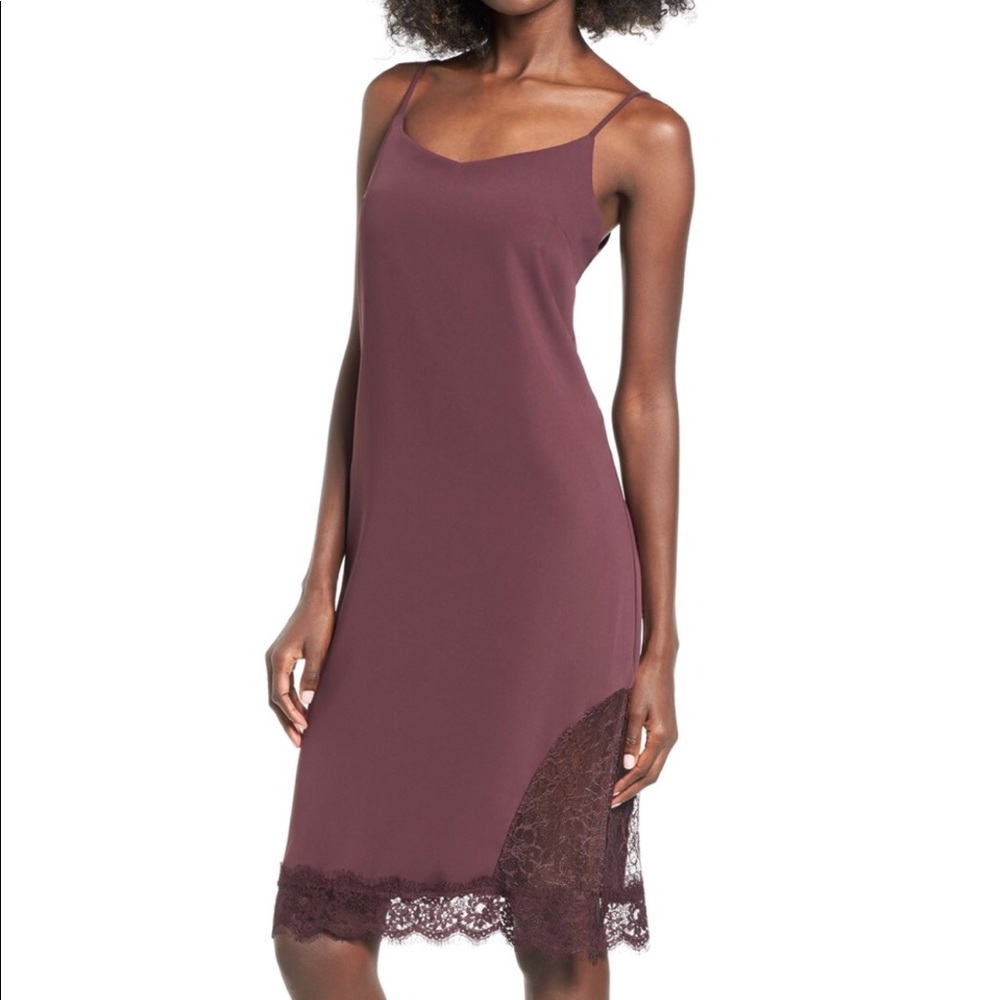 Leith Lace hem dress